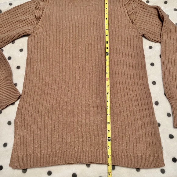 RW&Co Long-Sleeve mock Neck SweaterRuffles NWOT - Picture 7 of 10